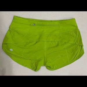 Lululemon speed short size 2